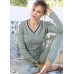Pigiama Jadea home estivo tuta donna in cotone modal ART.3064 GRIGIO - GRIGIO/KAKI